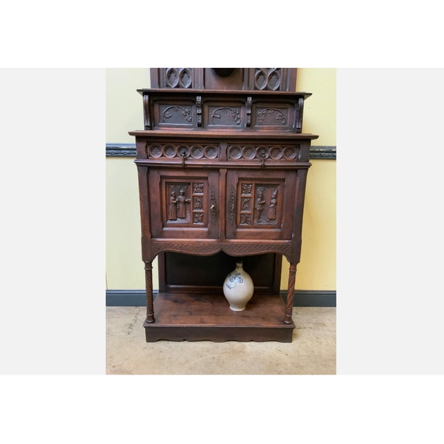 Antique Neo-Gothic Cabinet, 1880 For Sale - Image 13 of 17
