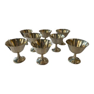 Vintage Sterling Silver Sherbets by the Manchester Silver Company- Set of 8 For Sale