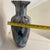 Murano Italy Large Tall 14” Glass Vase Multi-Color Splash Black Marble Pretty! For Sale - Image 10 of 10