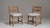 Pair of 1970s French Beige Oak Mid-Century Modern Chairs with Upholstered Seats For Sale - Image 14 of 15