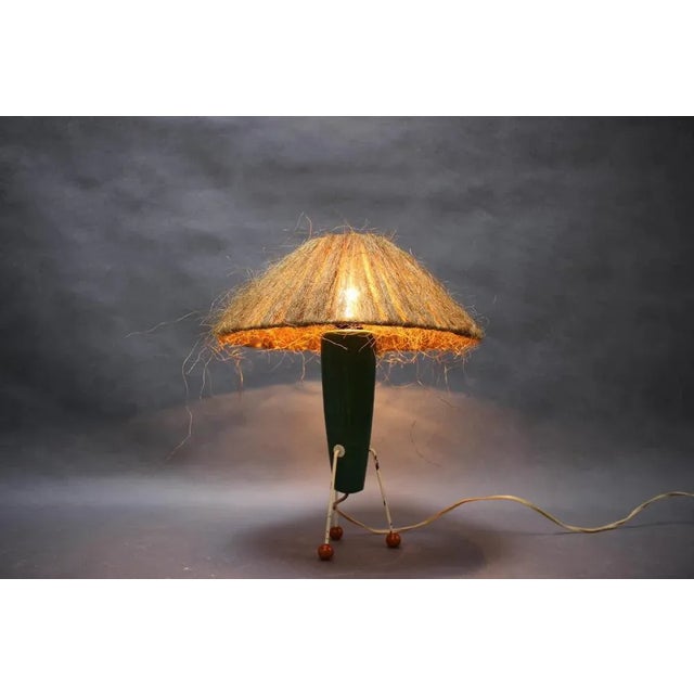 Mid-Century Modern Table Lamp, Czechoslovakia, 1950s For Sale - Image 9 of 11