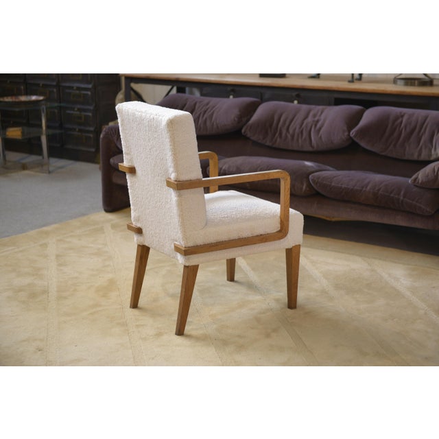 Modernist Oak Armchair, 1940s For Sale - Image 11 of 12