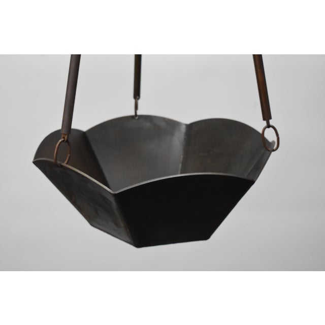 Contemporary Hanging Planter With Hexagonal Canopy For Sale In New York - Image 6 of 9