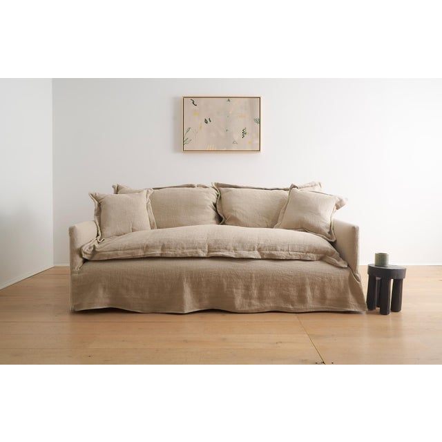 Cisco Brothers Cisco Brothers Paloma Sofa in Brevard Burlap For Sale - Image 4 of 5