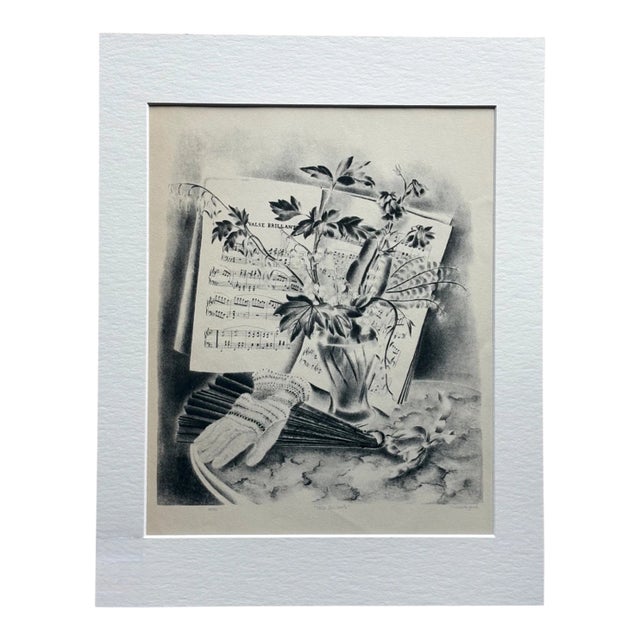 Vintage 1939 Print in 11x14 Mat, Ready to Frame: Minetta Good, "Valse Brillante" For Sale