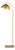 Regina Andrew Otto Steel Floor Lamp, Natural Brass For Sale