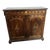 Carved Rosewood Hall Cabinet With Brass Inlay in Colonial Anglo-Indian Style For Sale