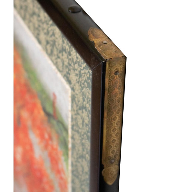 "Autumn Leaves" by Kakaaki Ito (After), Late Showa Japanese Byobu Screen For Sale - Image 14 of 17