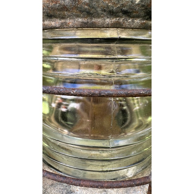 Vintage Perko Galvanized Steel Uss Missouri Battleship Anchor Lights – Clear Lens – Circa 1940 For Sale - Image 10 of 11
