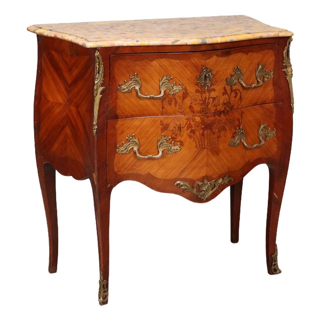 Small Baroque Style Chest of Drawers For Sale