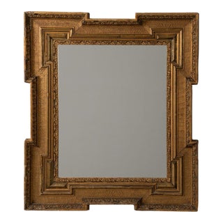 19th Century France Gold Wood Mirror For Sale