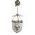 Transitional Clear Glass Hundi Style Pendant-Small For Sale