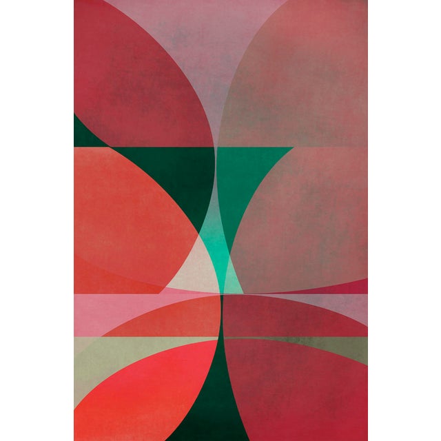 Contemporary Geometric Art Prints "Color Elements" Triptych by Angela Cameron For Sale - Image 4 of 5
