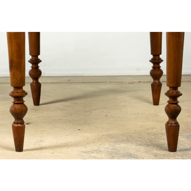 Mid-19th Century French Louis Philippe Walnut Writing Table For Sale - Image 13 of 18