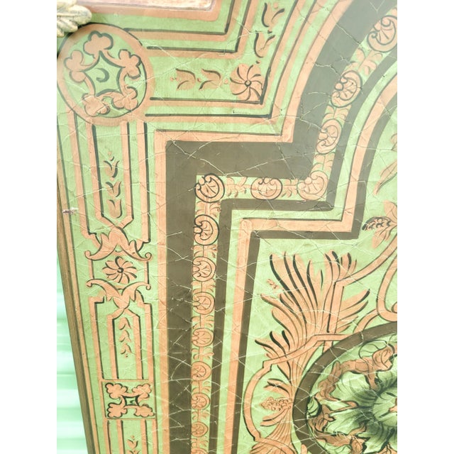 1990s Vintage John Richard Large Leaf Iron Green Bronze Medallion Art Wall Hanging Decor For Sale - Image 5 of 8