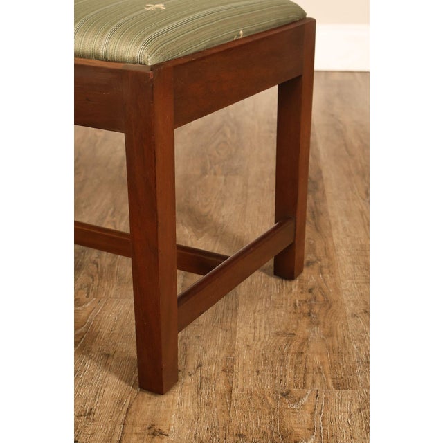 Kittinger Williamsburg Adaptation Mahogany Footstool For Sale - Image 9 of 18