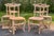 Wood Vintage French Provincial Country Style Woven Seat Dining Chairs - Set of 4 For Sale - Image 7 of 9