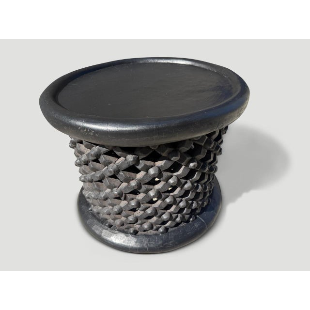 Andrianna Shamaris African Tray Coffee Table Or Side Table For Sale In New York - Image 6 of 6