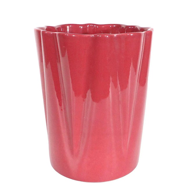 Alamo Pottery Pottery Vase Model 723 in Burgundy Glaze Finish C 1950's For Sale In New York - Image 6 of 7