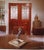 Pair of beautiful Neoclassic 19th century architectural doors, rich mahogany paneled solid doors with beveled high quality...