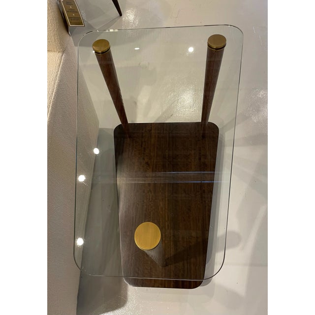 Lillian August Lillian August - Adrian Mid-Century Tapered Leg Form Table For Sale - Image 4 of 8