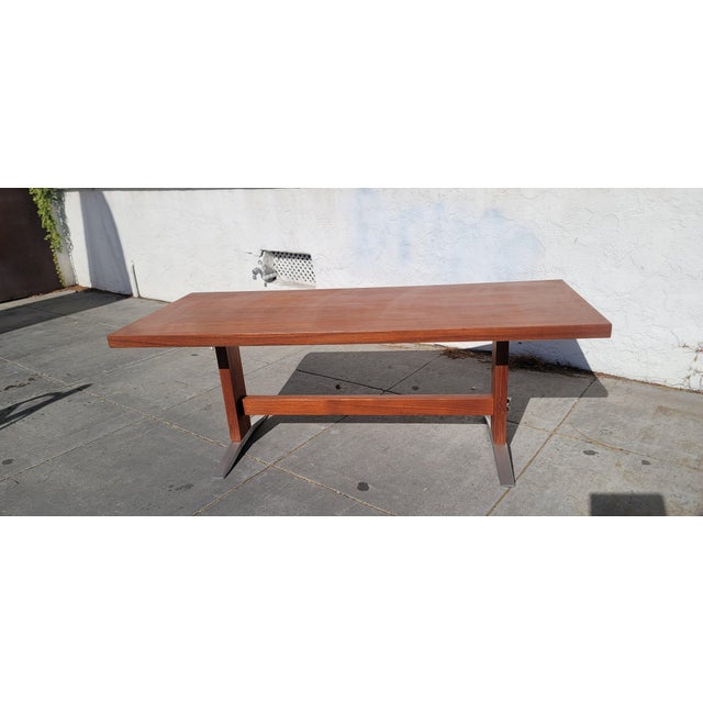 Mid-Century Modern Mid -Century Danish Modern Teak Coffee Table For Sale - Image 3 of 6