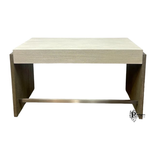 Gray Contemporary Bernhardt Foundations Transitional Style Writing Desk For Sale - Image 8 of 10