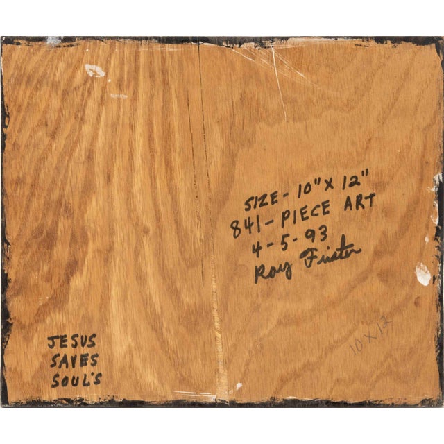 Wood Roy Finster "Cabin by the Stream", 1993 For Sale - Image 7 of 8