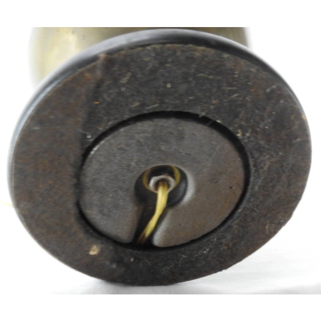 Gold Mid-19th Century Oriental Brass Lamp For Sale - Image 8 of 10