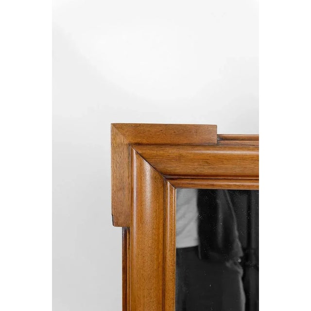 Napoleon III Walnut Mirror, 1870 For Sale - Image 5 of 8