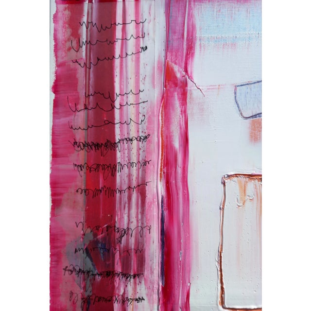 Contemporary One-of-a-Kind Abstract Oil Paintings - Diptych / Cy Twombly / Robert Motherwell For Sale - Image 3 of 12