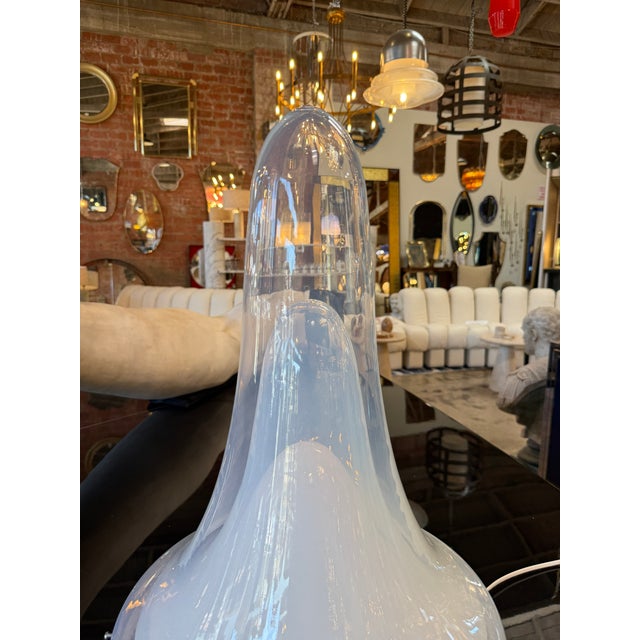 1970s Carlo Nason Ls144 Murano Glass Table Lamp for Mazzega, Italy For Sale - Image 10 of 11