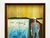 This Paul Bowen rare vintage 1990's Provincetown Modernist " Untitled Blue Trees " original signed one of a kind custom...