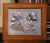 Early 20th Century French Pewter Relief of Two Hunting Dachshunds in Wood Frame For Sale - Image 4 of 6