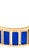 Metal Tory Burch Rectangular Resin Cuff Gold Plated One Size Talosel Style For Sale - Image 7 of 8