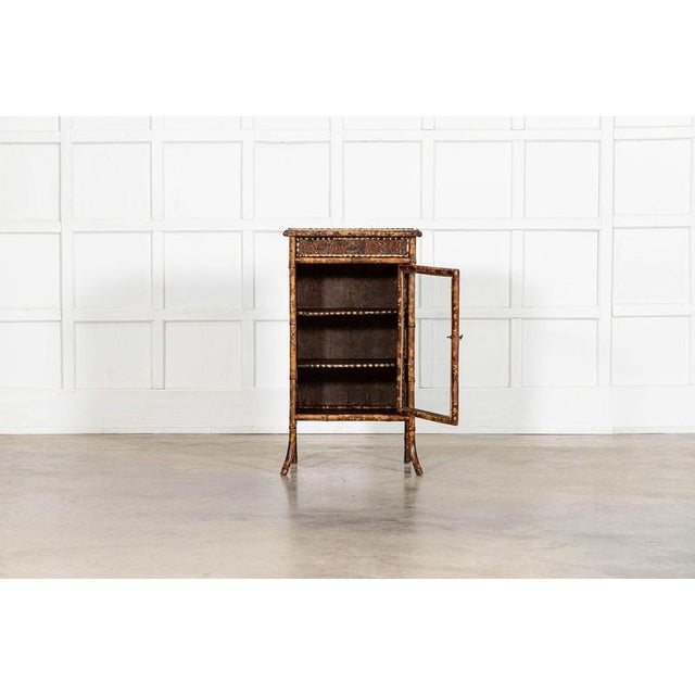 19th Century English Glazed Bamboo Bookcase, 1880 For Sale - Image 9 of 16