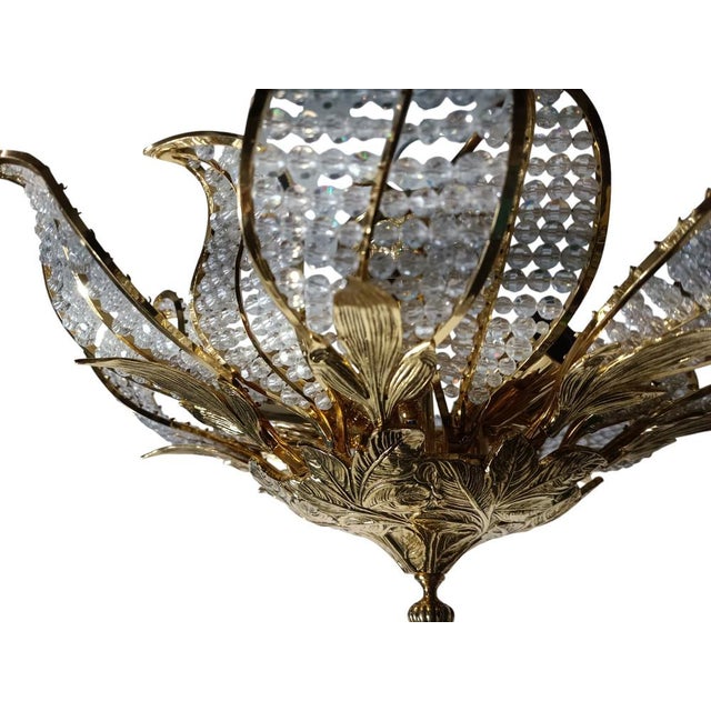 Modernist Golden Lamp, 1990s For Sale - Image 6 of 9