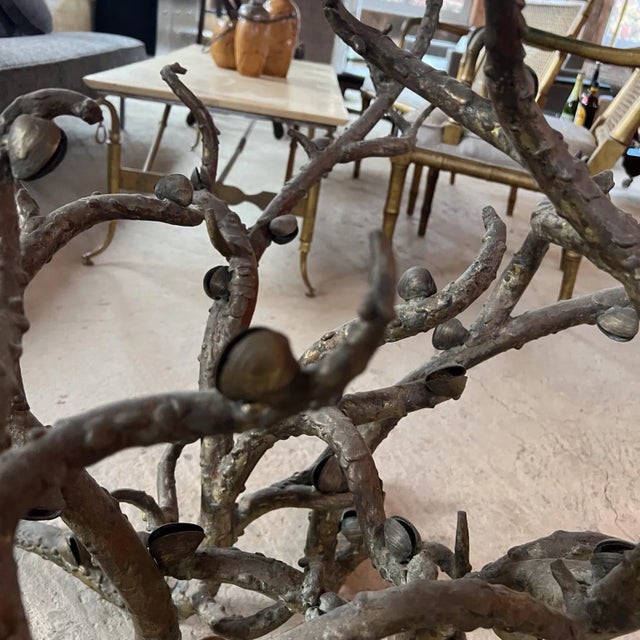 1970s Bronze Sculptural Sea Life Dining Table Base For Sale - Image 10 of 12