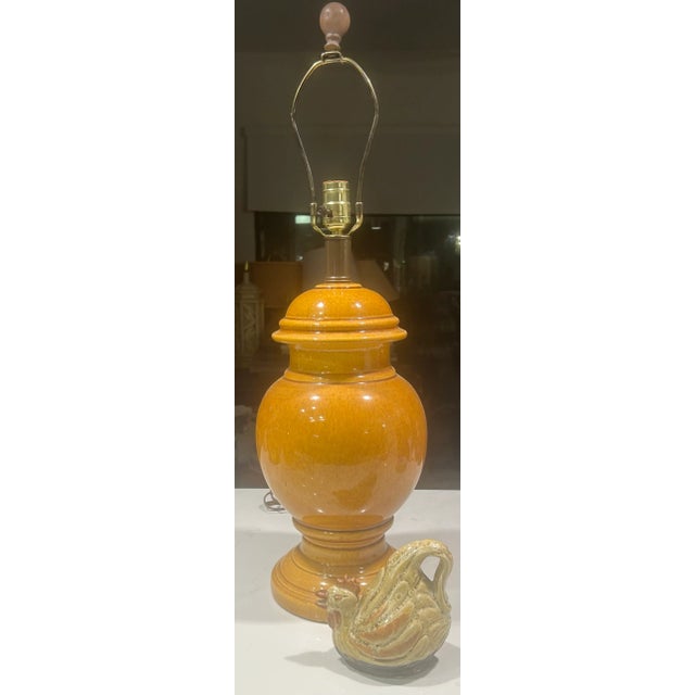 Vintage Brutalist Folk Art Studio Pottery French Hen For Sale In Palm Springs - Image 6 of 12