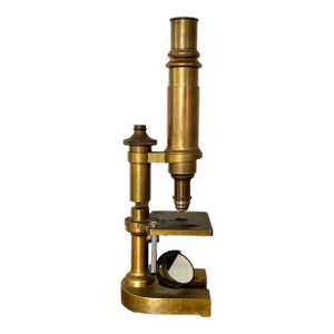 Fine Antique 1893 E. Leitz Wetzlar Brass Doctor's Microscope