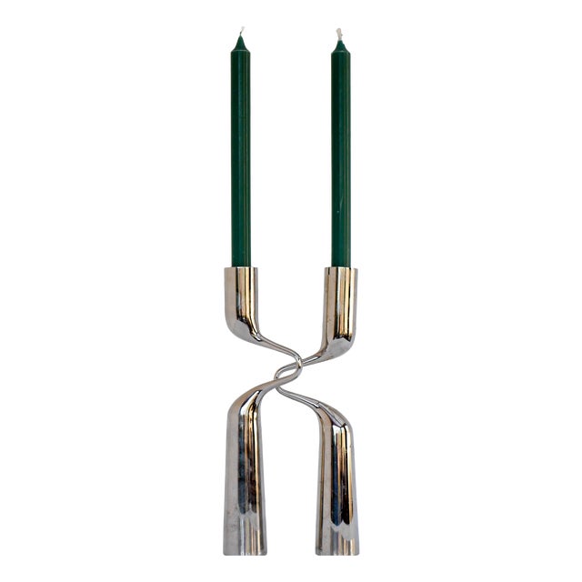 Vintage Sculptural Candleholders by Mikaela Dörfel, 2000s, Set of 2 For Sale