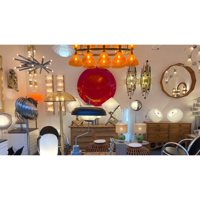 Space Age Pair of Vacuna Murano Glass Lamps by Artemide, Italy, 1968 For Sale - Image 12 of 12