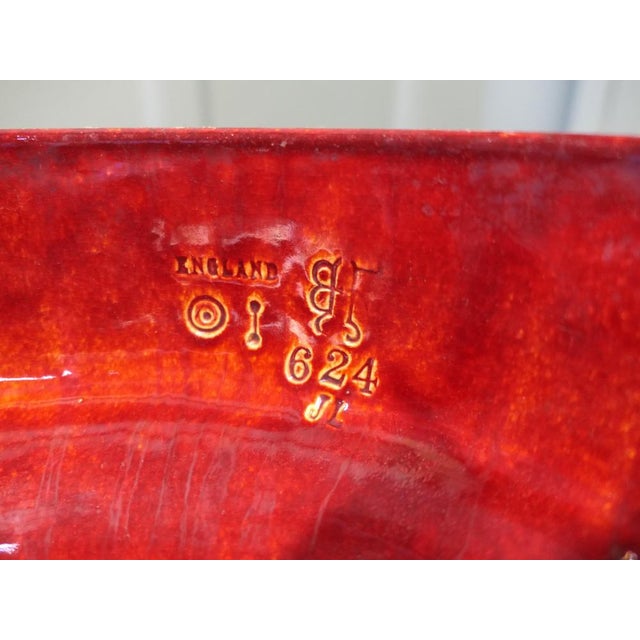 Ceramic Victorian Glazed Faience Jardiniere Plinth from Burmantofts For Sale - Image 7 of 8