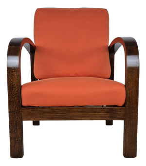 Art Deco Reclining Armchair, Vienna, 1920s