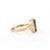 Not Yet Made - Made To Order Georgian Era Inspired Button Back Set 2.37 Ct Emerald Heart Ring Size 5.5 in 18k Gold For Sale - Image 5 of 17