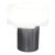 Italian Glass and Aluminum Table Lamp Made in Italy For Sale