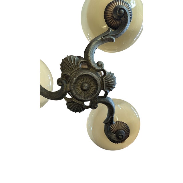 Chandelier by Paaavo Tynell for Oy Taito Ab, 1930s For Sale - Image 6 of 7
