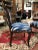 Rococo Antique 19th C. Magesy Abercorn Rococo Ikat Upholstered Side Chairs - a Pair For Sale - Image 3 of 10