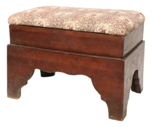 Antique American Footstool C 19th C.