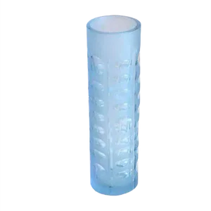 Cylindrical Vase in Stained Glass, 1960s